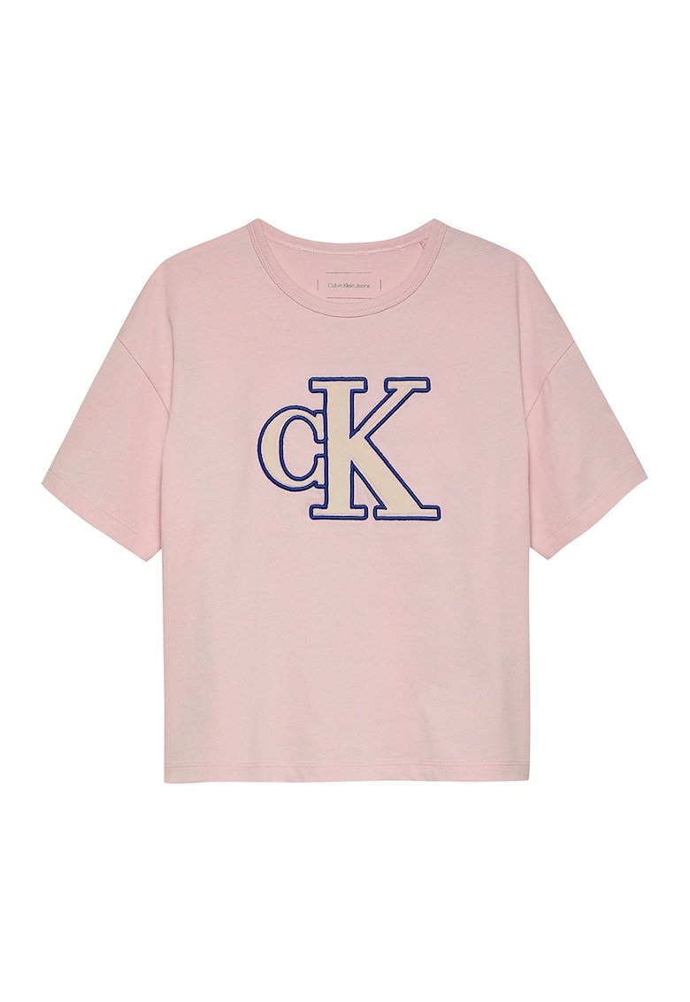 Памучна тениска с лого CALVIN KLEIN