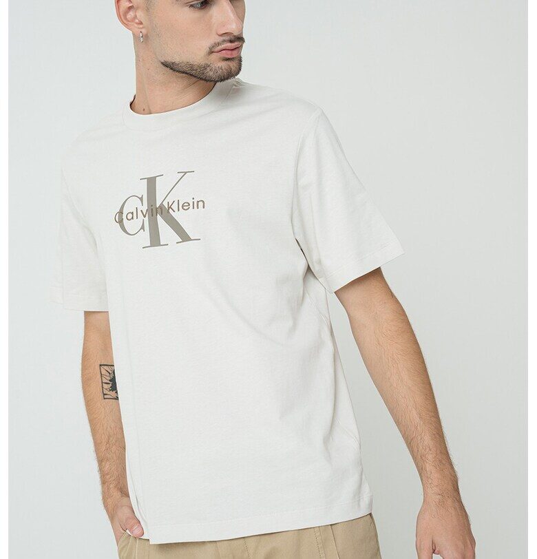 Памучна тениска с лого CALVIN KLEIN JEANS