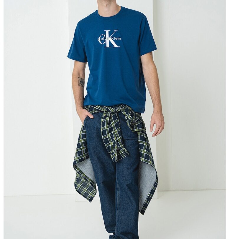 Памучна тениска с лого CALVIN KLEIN JEANS