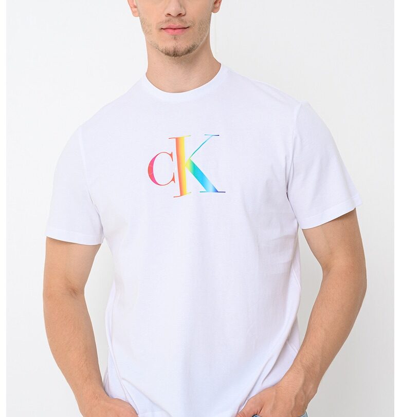 Памучна тениска с лого CALVIN KLEIN JEANS