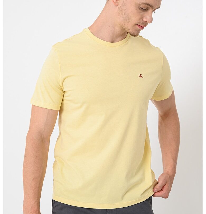 Памучна тениска с лого CALVIN KLEIN JEANS