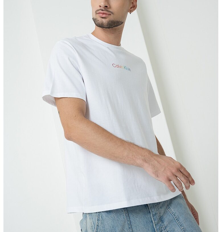 Памучна тениска с лого CALVIN KLEIN JEANS