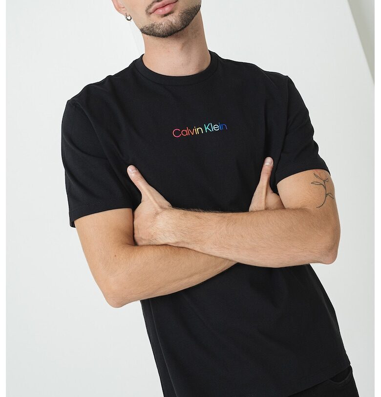 Памучна тениска с лого CALVIN KLEIN JEANS