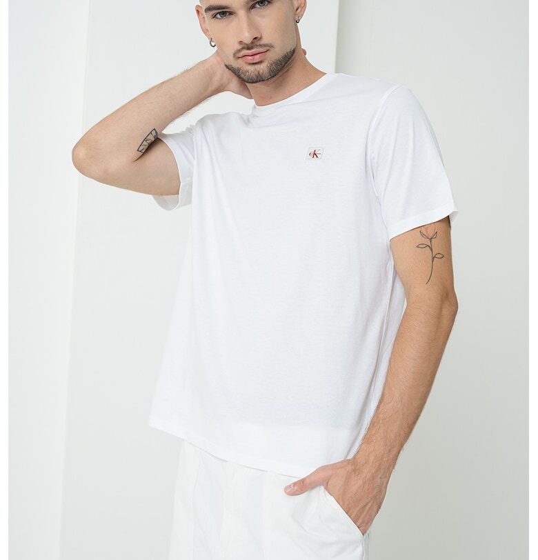 Памучна тениска с лого CALVIN KLEIN JEANS