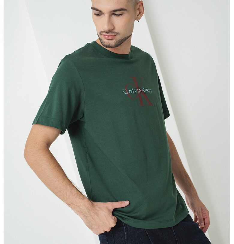 Памучна тениска с лого CALVIN KLEIN JEANS