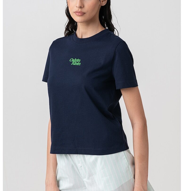 Памучна тениска с лого CALVIN KLEIN JEANS