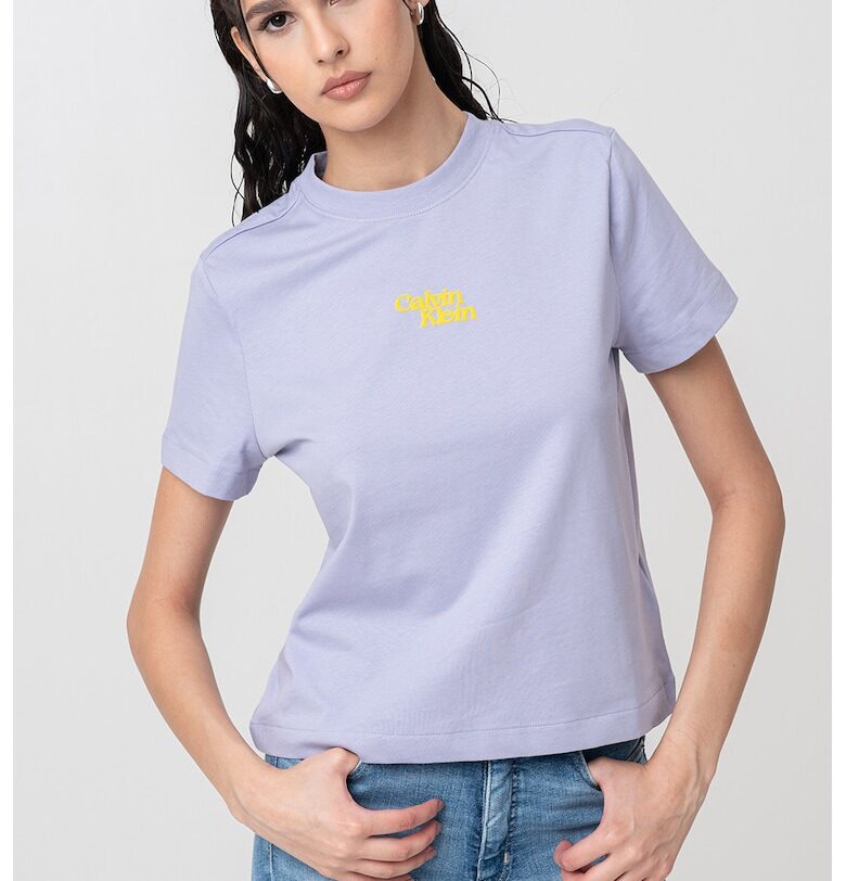 Памучна тениска с лого CALVIN KLEIN JEANS