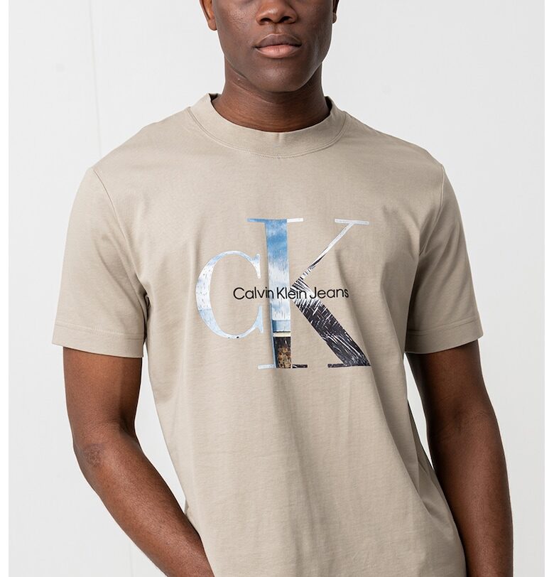 Памучна тениска с лого CALVIN KLEIN JEANS