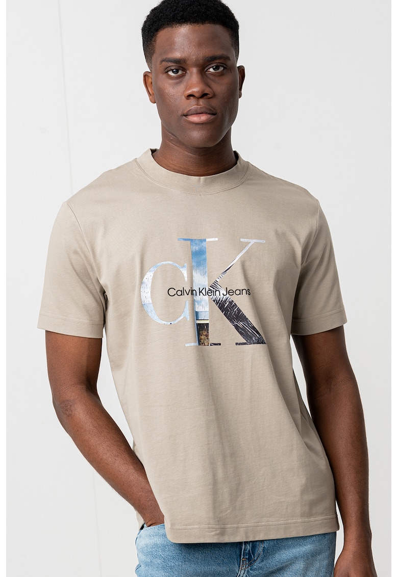 Памучна тениска с лого CALVIN KLEIN JEANS