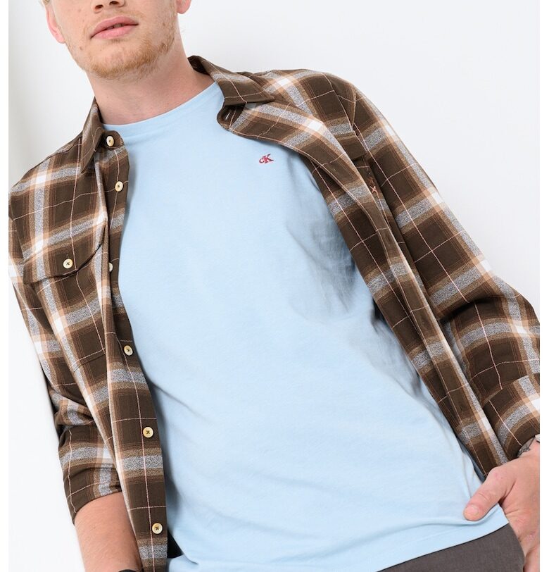 Памучна тениска с лого CALVIN KLEIN JEANS