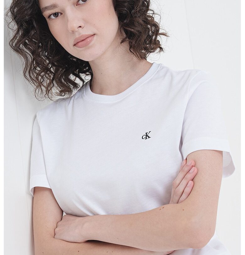 Памучна тениска с лого CALVIN KLEIN JEANS