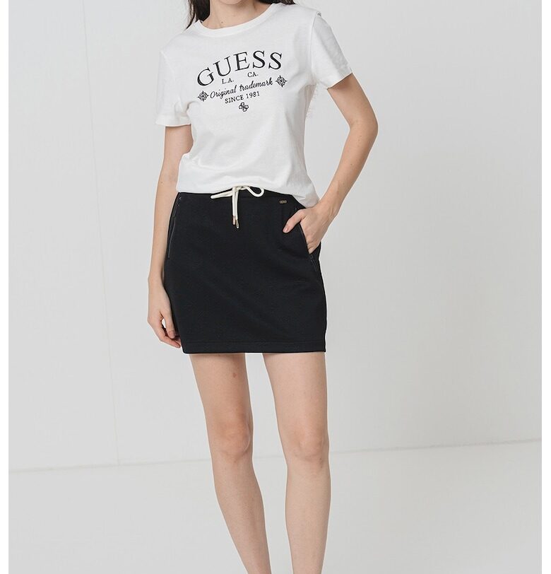 Памучна тениска с лого GUESS