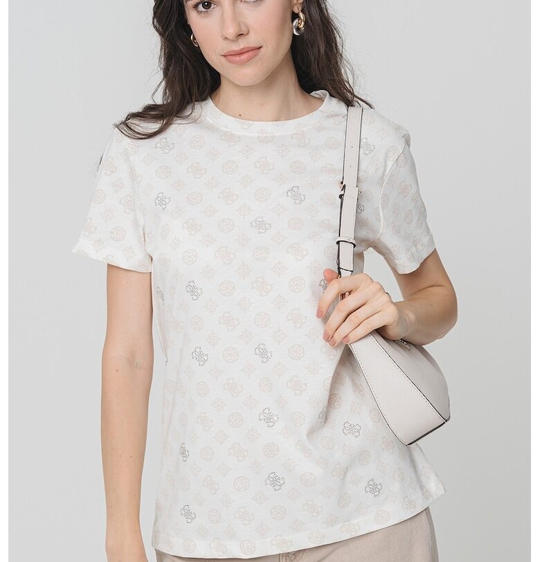 Памучна тениска с лого GUESS