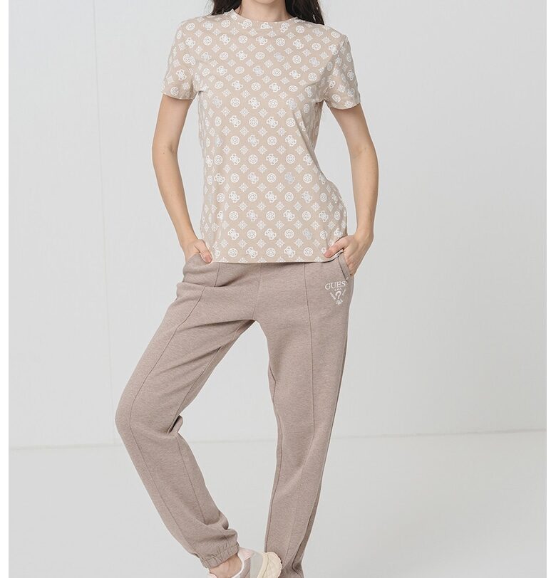 Памучна тениска с лого GUESS