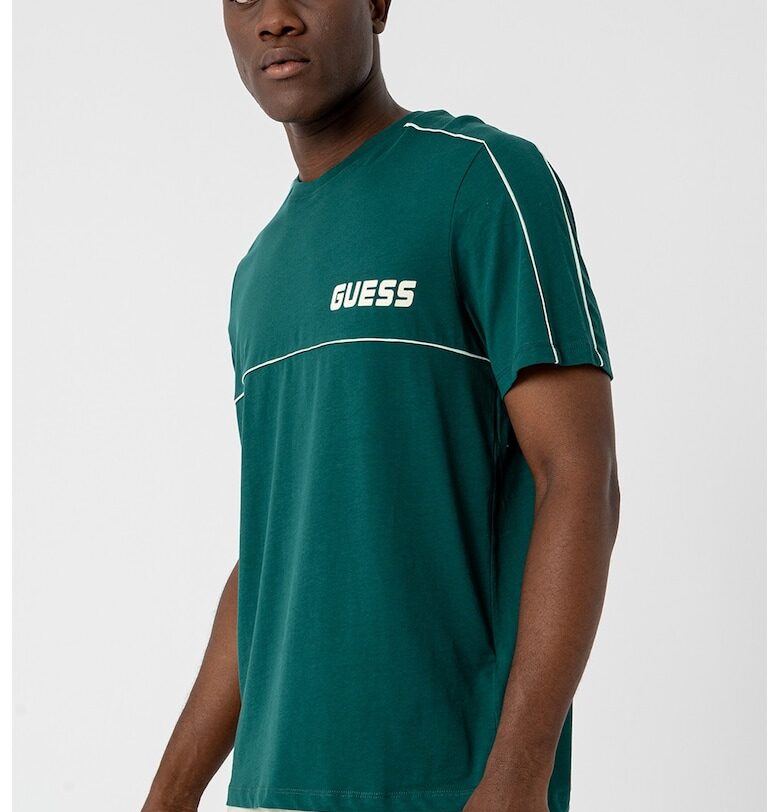 Памучна тениска с лого GUESS