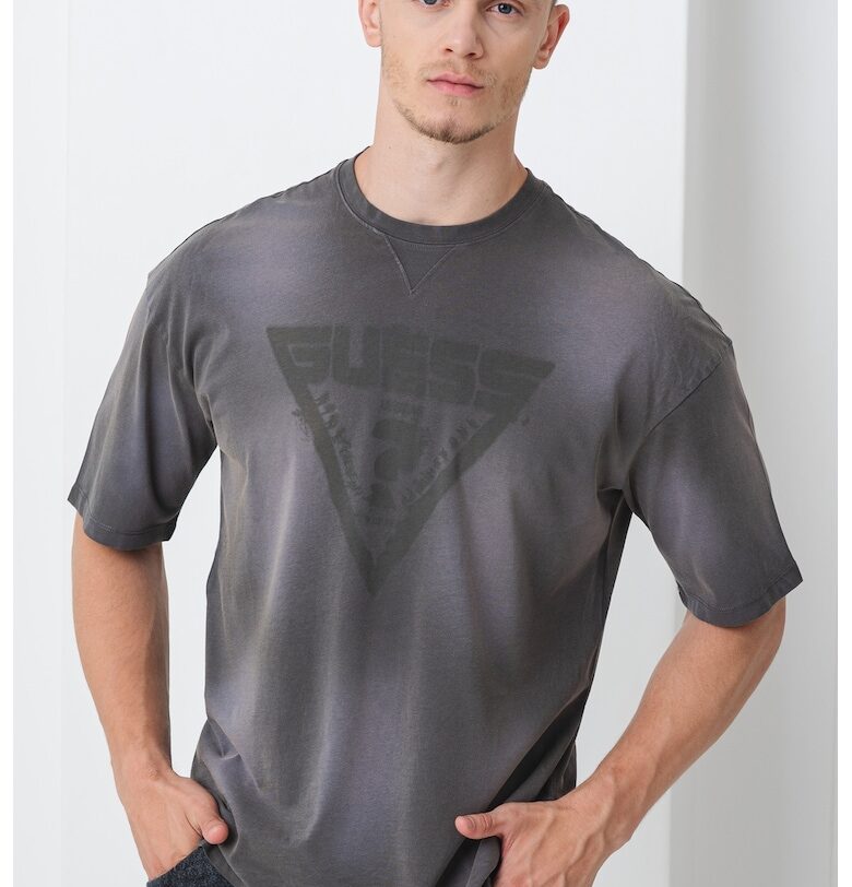 Памучна тениска с лого GUESS