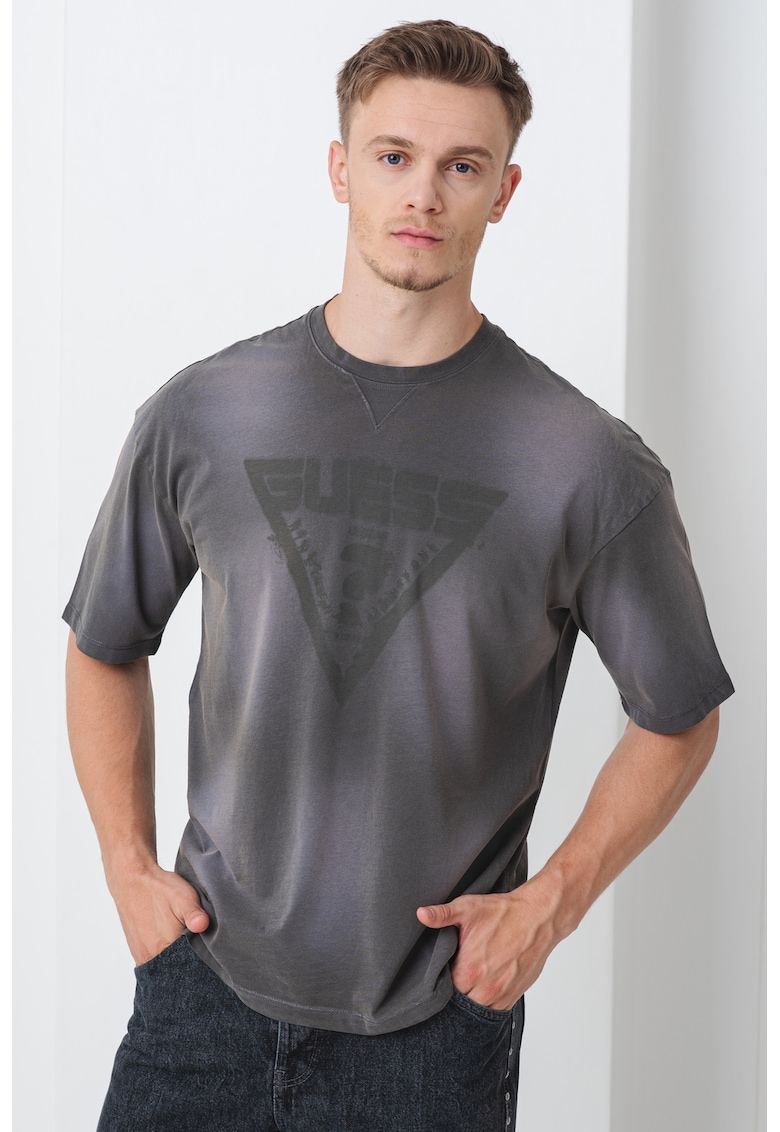 Памучна тениска с лого GUESS