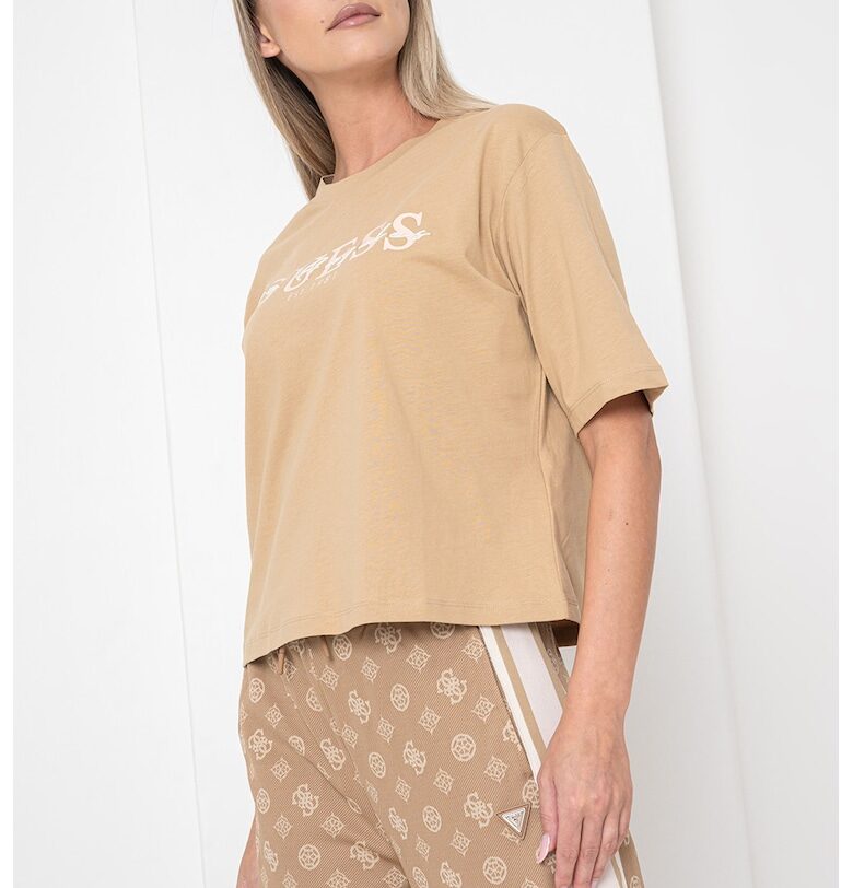 Памучна тениска с лого GUESS