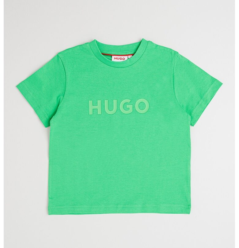 Памучна тениска с лого HUGO