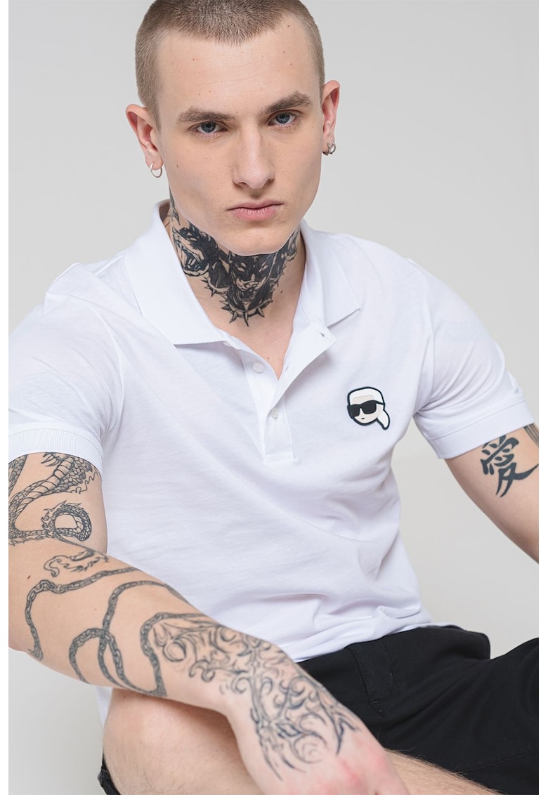 Памучна тениска с лого Karl Lagerfeld