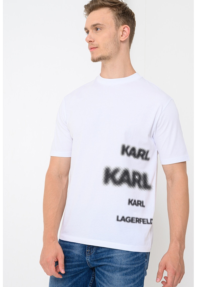 Памучна тениска с лого Karl Lagerfeld