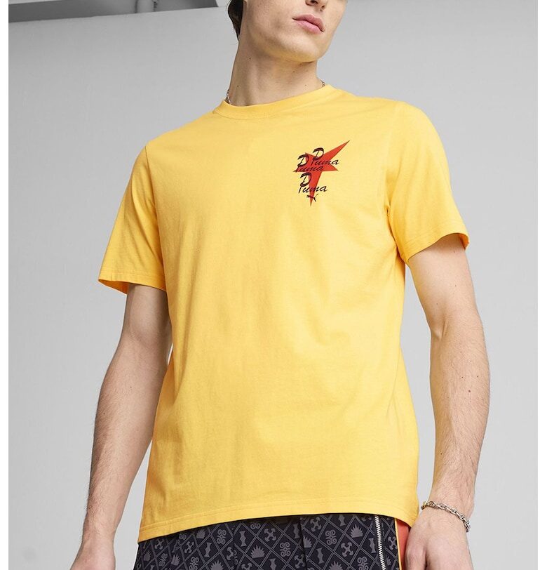 Памучна тениска с лого Puma