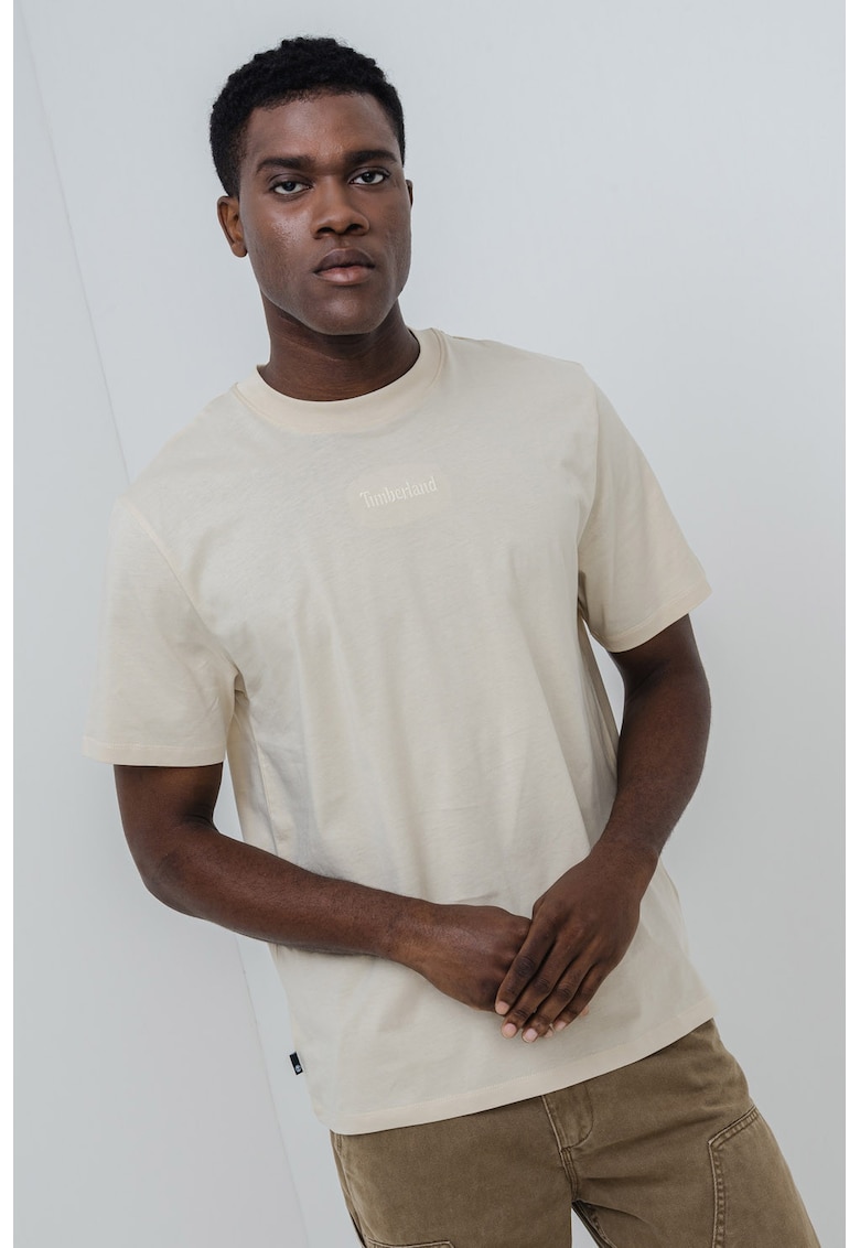 Памучна тениска с лого Timberland