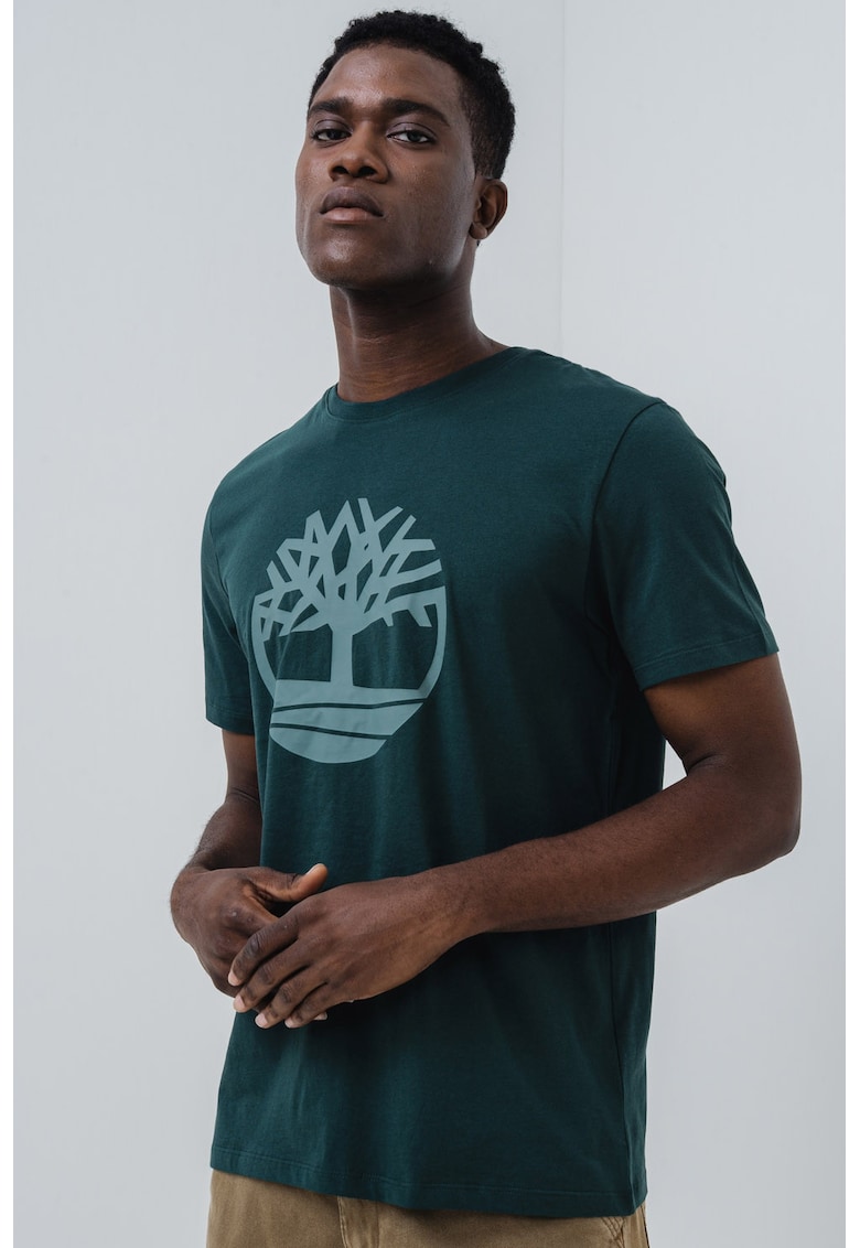 Памучна тениска с лого Timberland