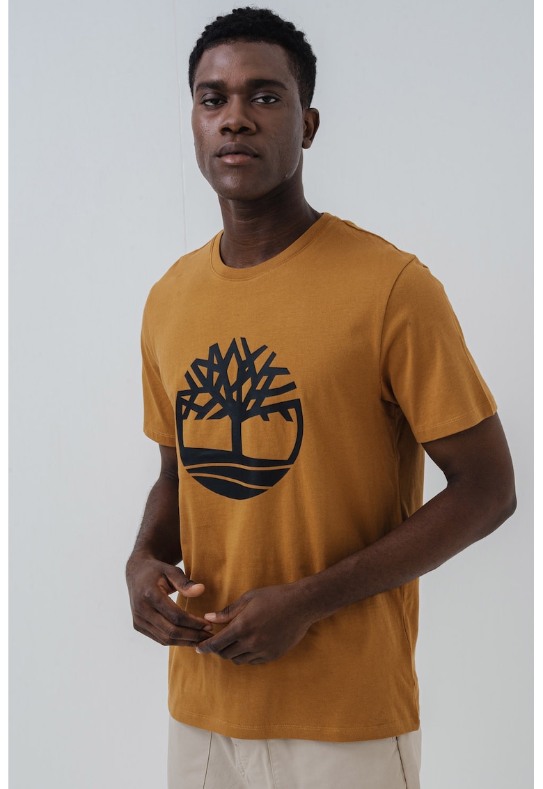 Памучна тениска с лого Timberland