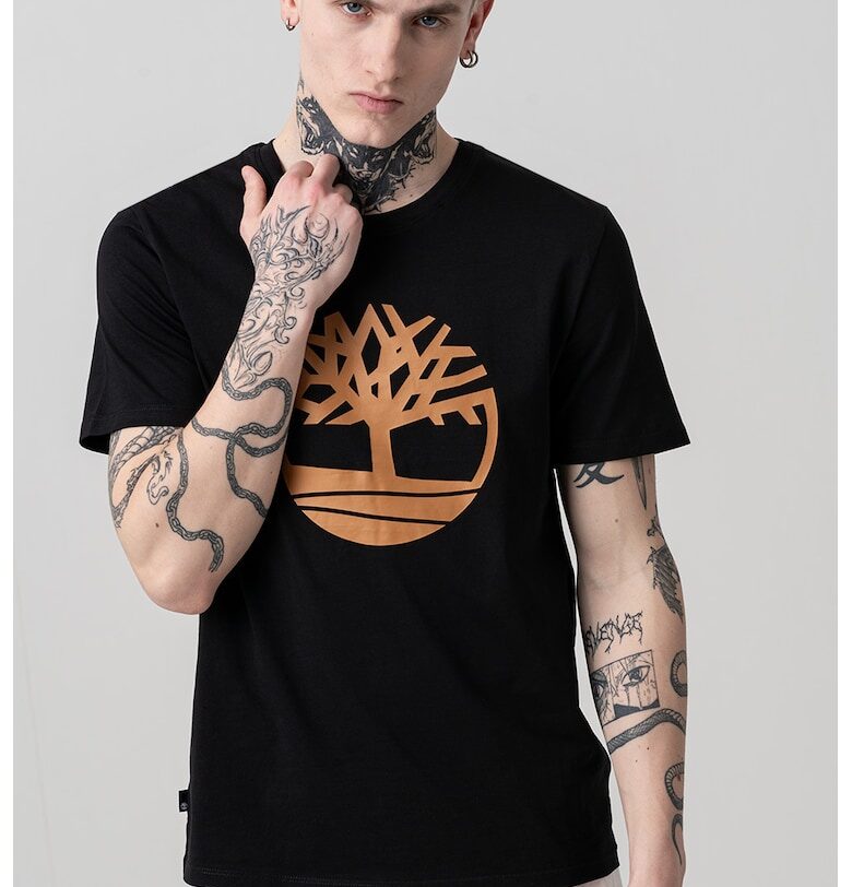 Памучна тениска с лого Timberland