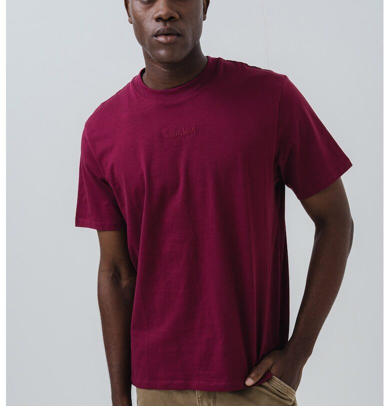 Памучна тениска с лого Timberland