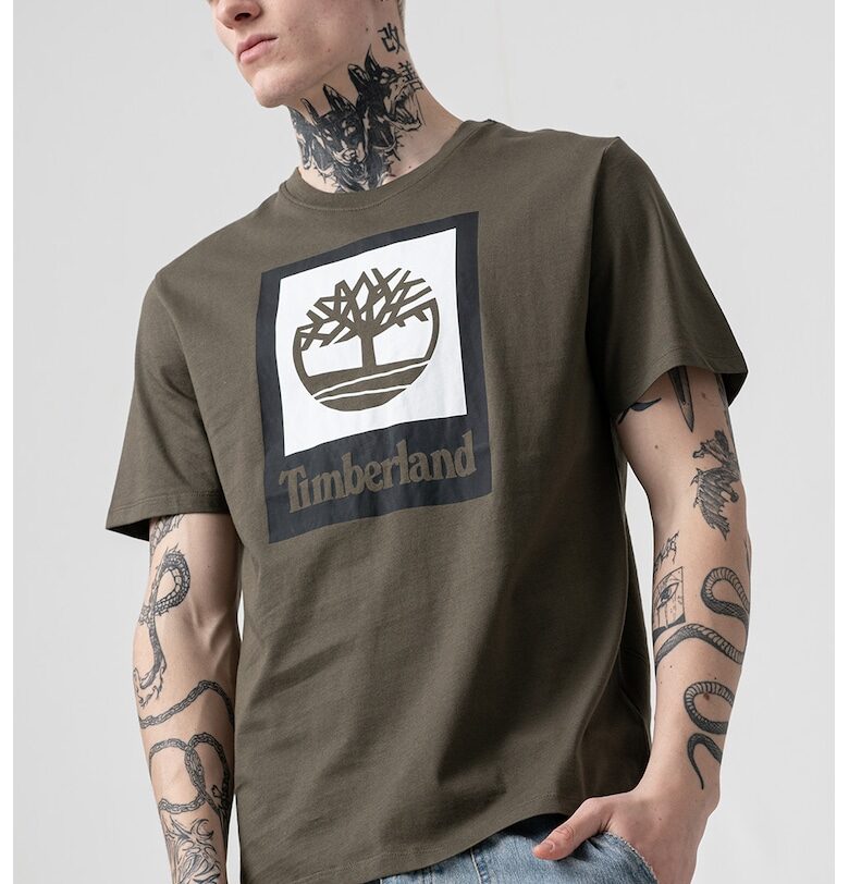 Памучна тениска с лого Timberland