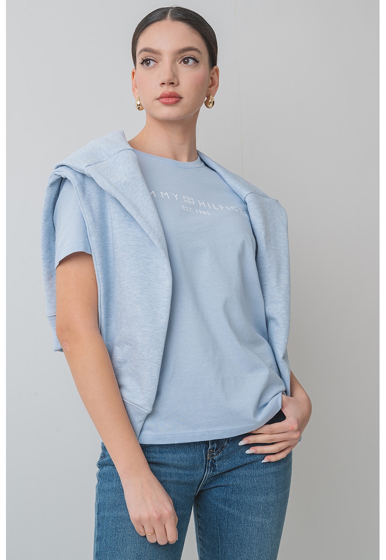 Памучна тениска с лого Tommy Hilfiger