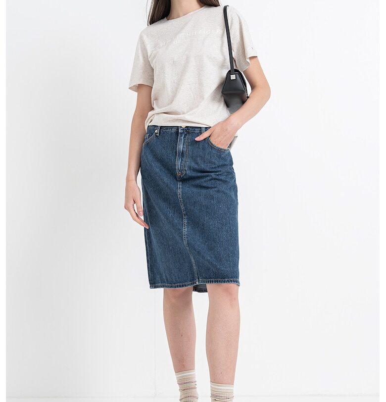 Памучна тениска с лого Tommy Hilfiger