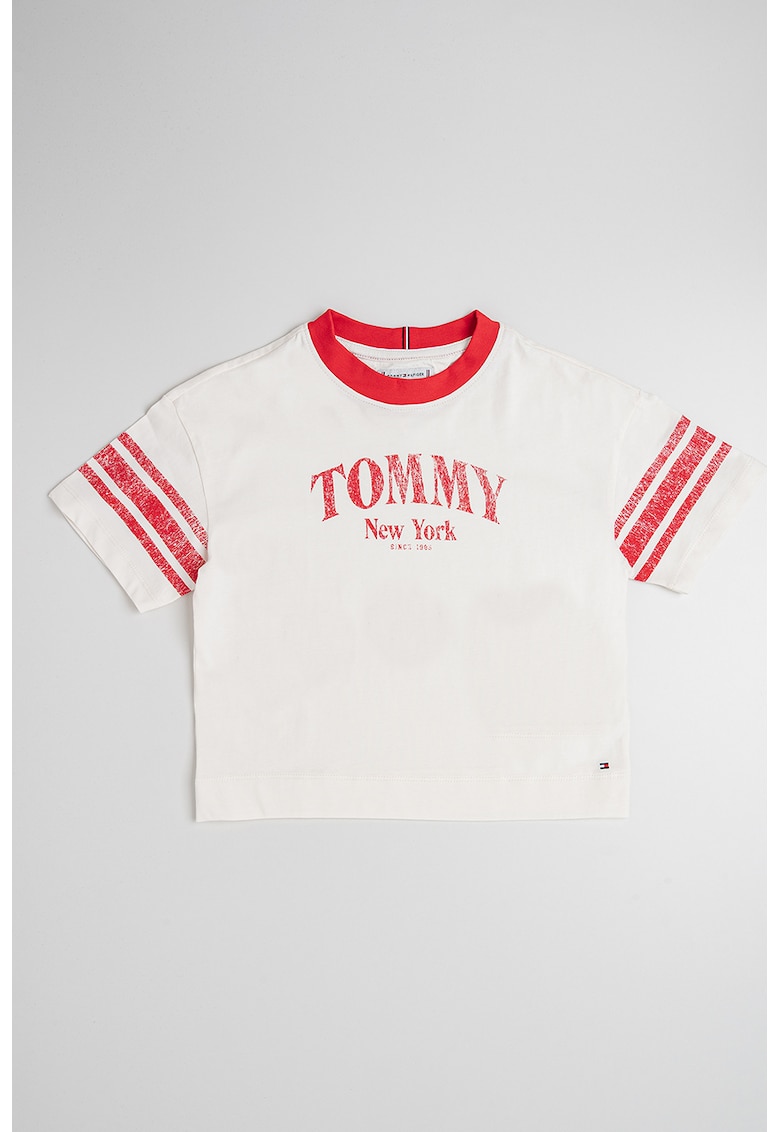 Памучна тениска с лого Tommy Hilfiger