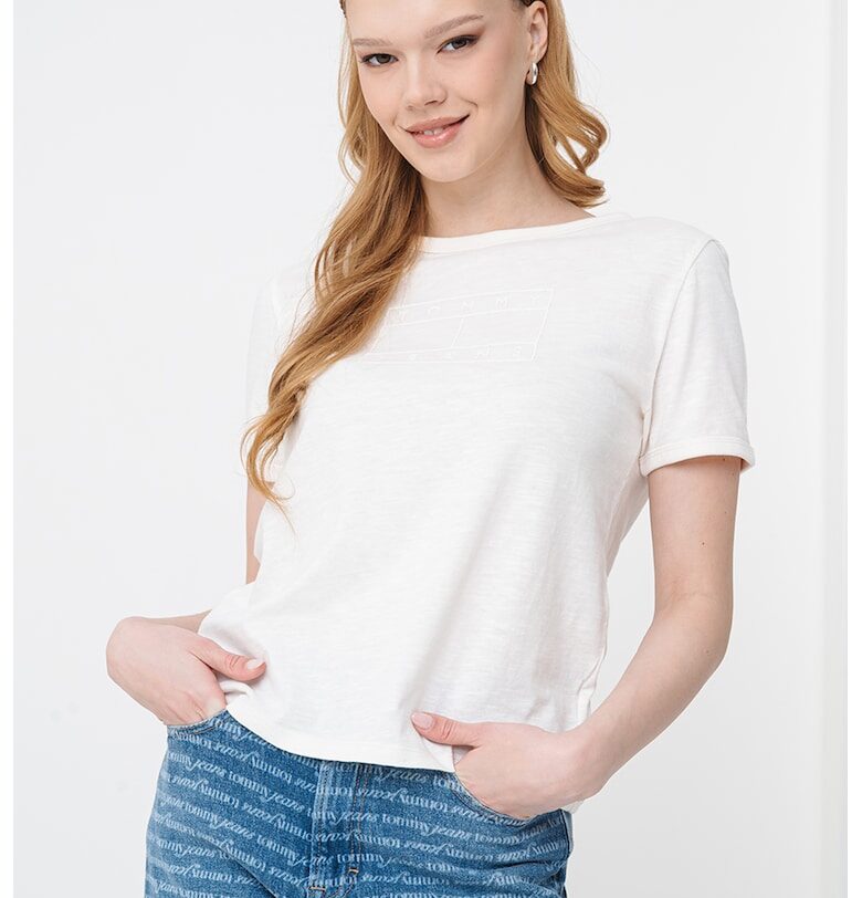Памучна тениска с лого Tommy Jeans