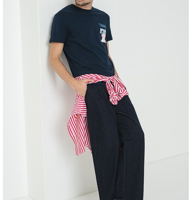 Памучна тениска с лого Tommy Jeans