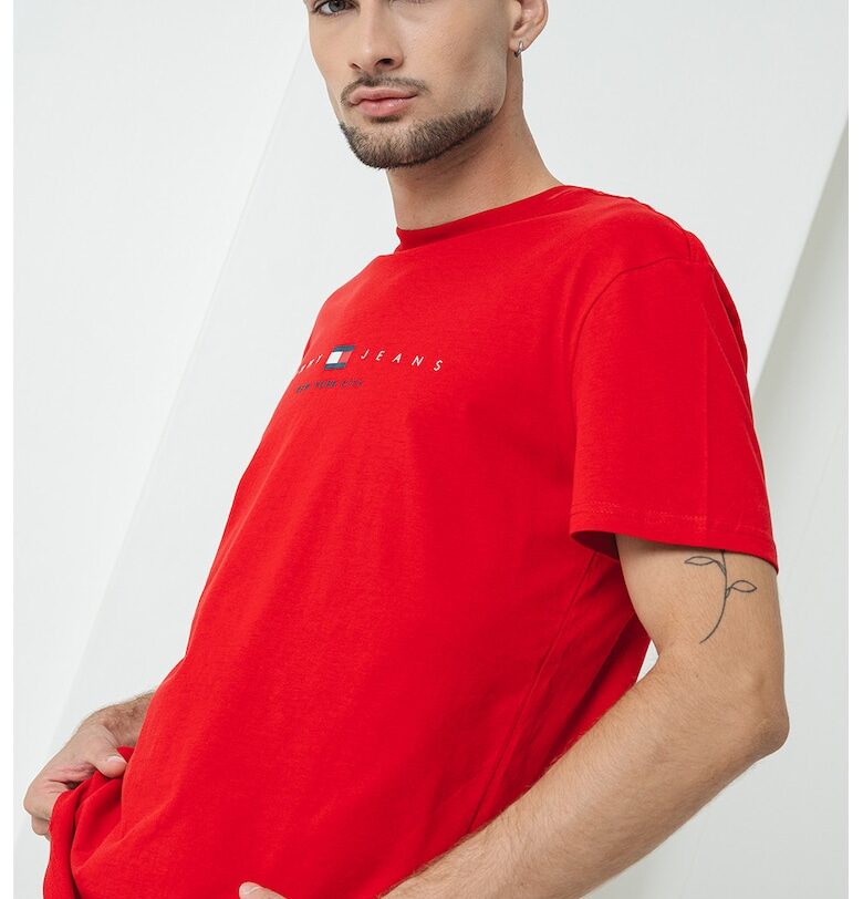 Памучна тениска с лого Tommy Jeans