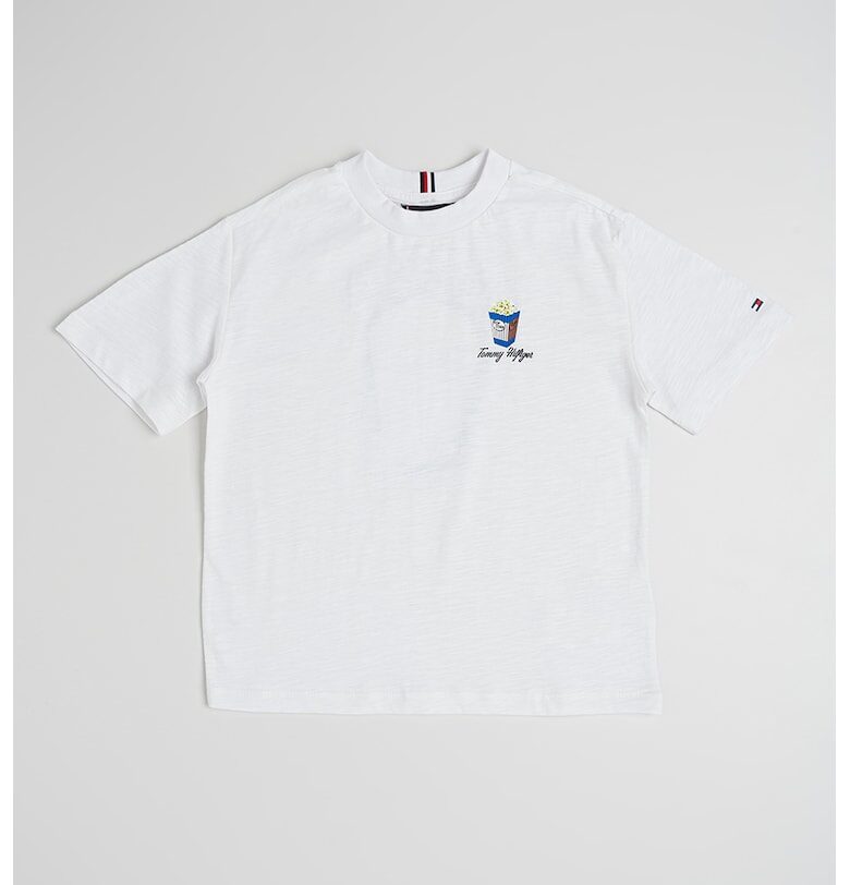Памучна тениска с лого и фигурален принт Tommy Hilfiger