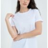 Памучна тениска с овално деколте ARMANI EXCHANGE