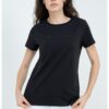 Памучна тениска с овално деколте ARMANI EXCHANGE