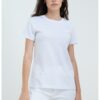 Памучна тениска с овално деколте ARMANI EXCHANGE