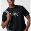 Памучна тениска с овално деколте CALVIN KLEIN JEANS