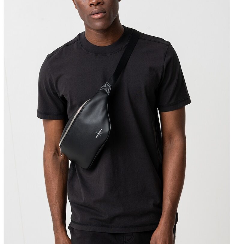 Памучна тениска с овално деколте CALVIN KLEIN JEANS