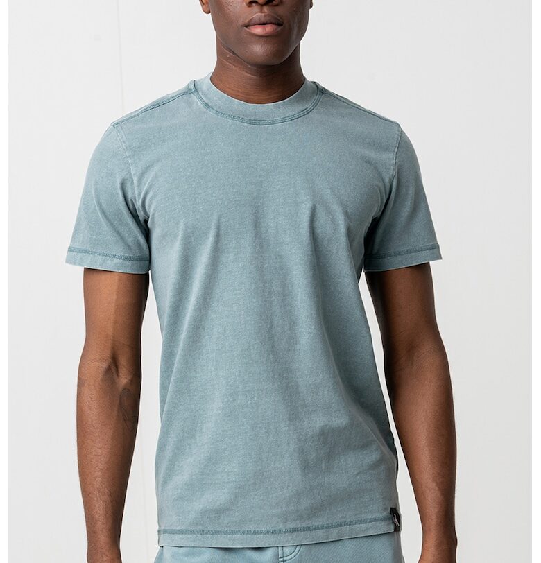 Памучна тениска с овално деколте CALVIN KLEIN JEANS