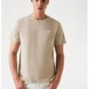 Памучна тениска с овално деколте GUESS