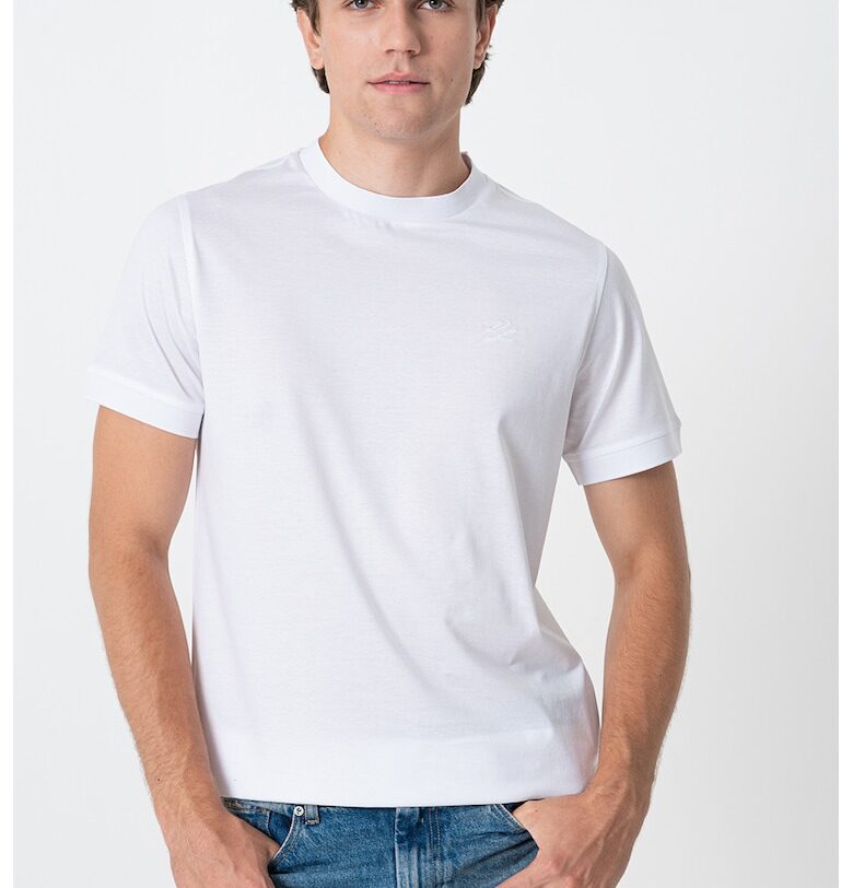 Памучна тениска с овално деколте Karl Lagerfeld