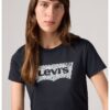 Памучна тениска с овално деколте Levis