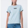 Памучна тениска с овално деколте Levis