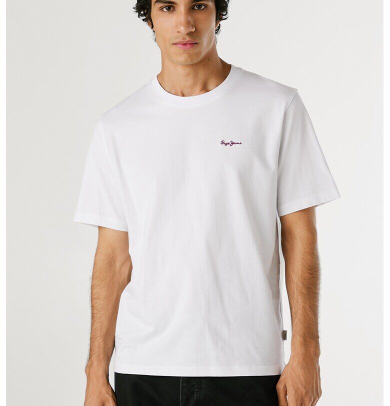 Памучна тениска с овално деколте Pepe Jeans London